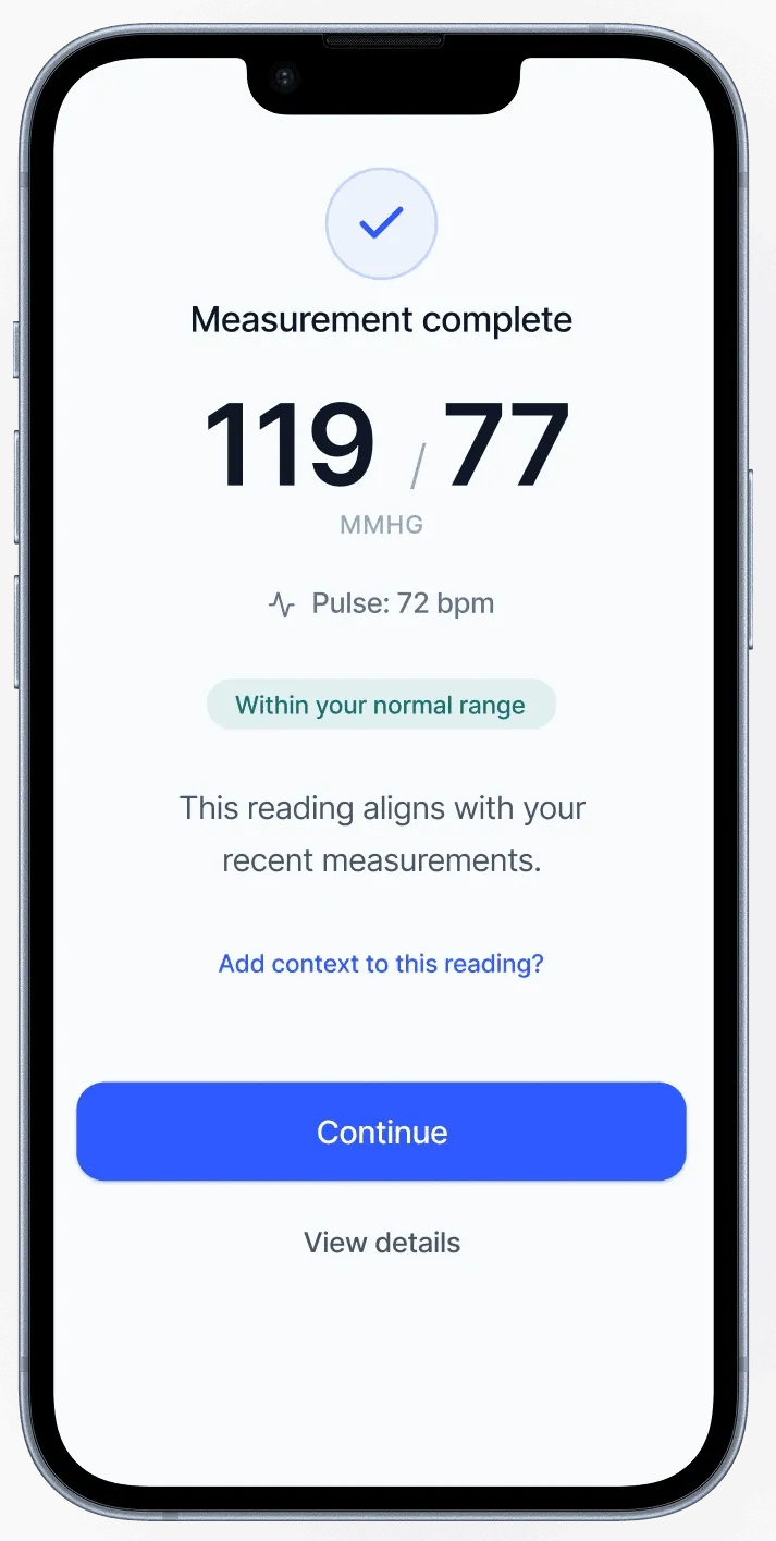 Numa reading with an explanation and next step.